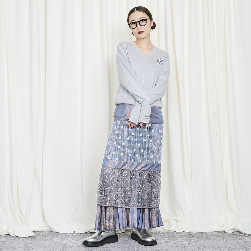 THOMAS MAGPIE Paisley pleats skirt 2253602 |