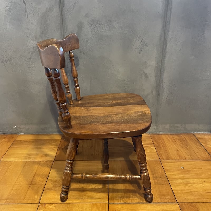 古い椅子 飛騨家具 ウィンザーチェア ミニチェア 木製 イス 古道具