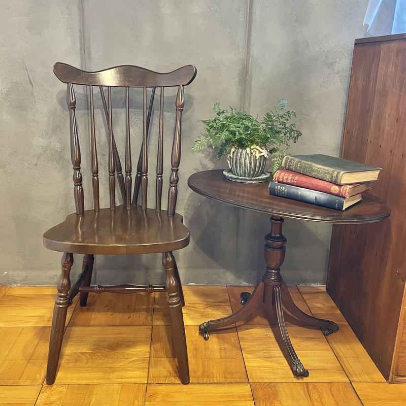 古い椅子 ウィンザーチェア 木製 ダイニングチェア イス 古道具