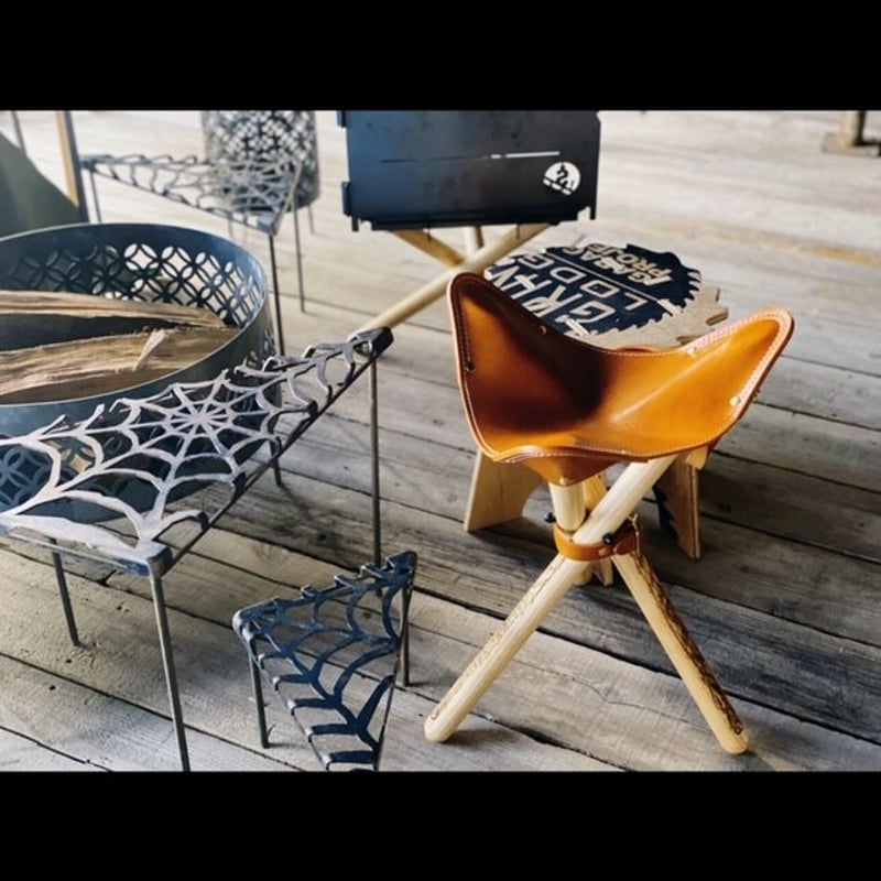 ソマビト　ソマチェア　収納袋付き SomAbito>ソマチェア (hunting) oldtreeシリーズ ※店頭販売のみ