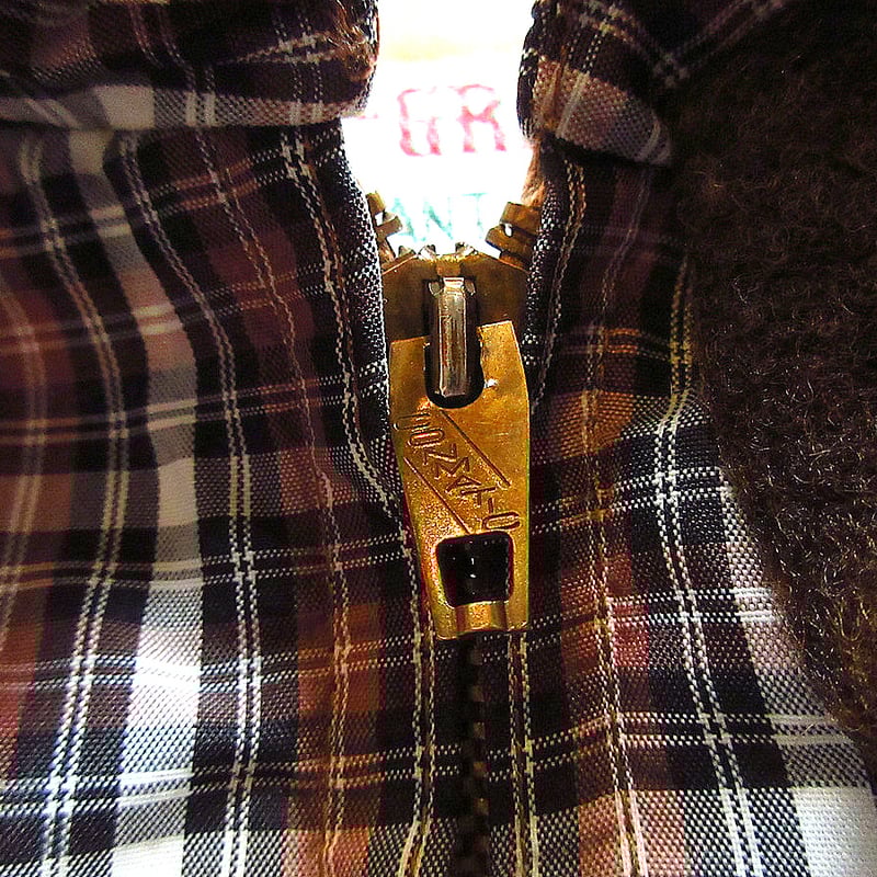 ビンテージ60's○McGREGORチェックナイロンアンチフリーズジャケット