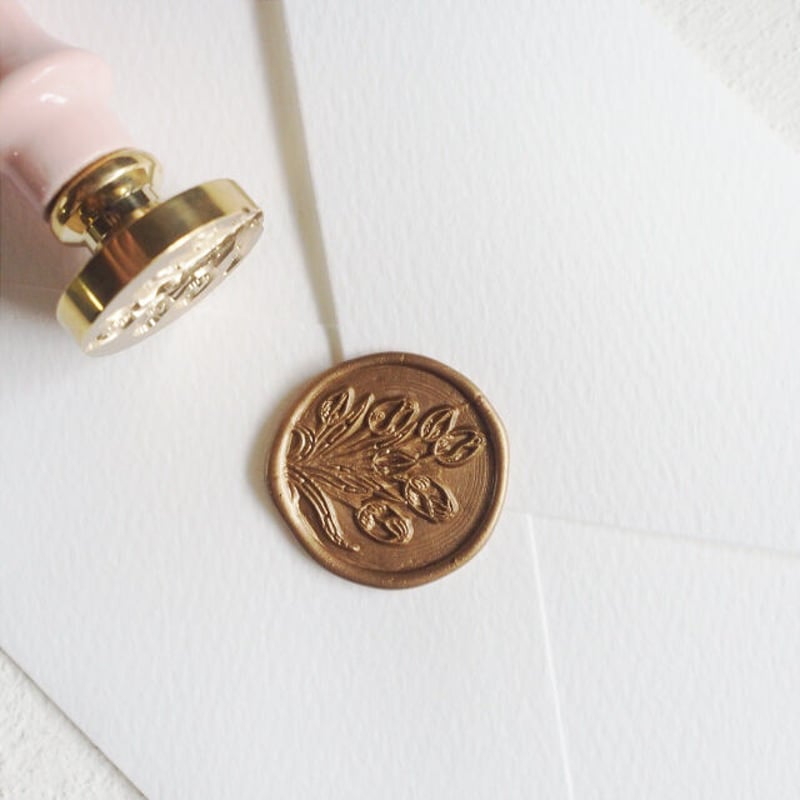 STAMP】BLOOMING TULIP【335】【メール便発送】 | シーリングワックス専