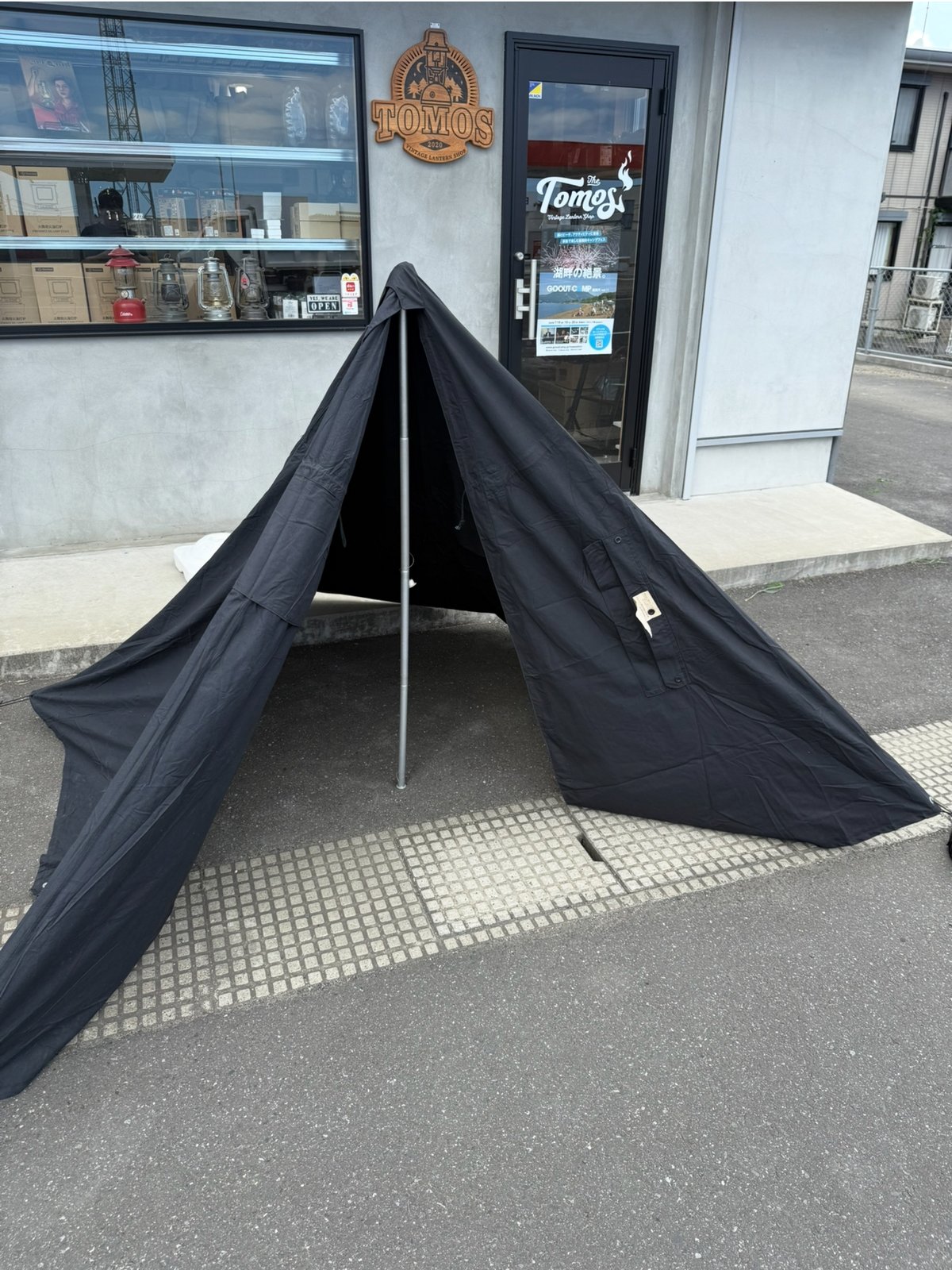 希少❗️軍幕‼️ポーランド軍ポンチョテント 将校カラー ネイビー