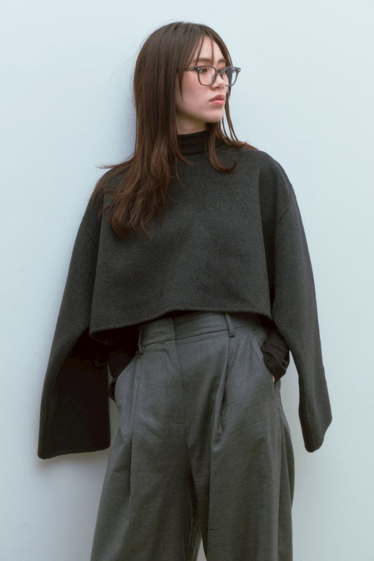 wool river poncho | decollte_accessory