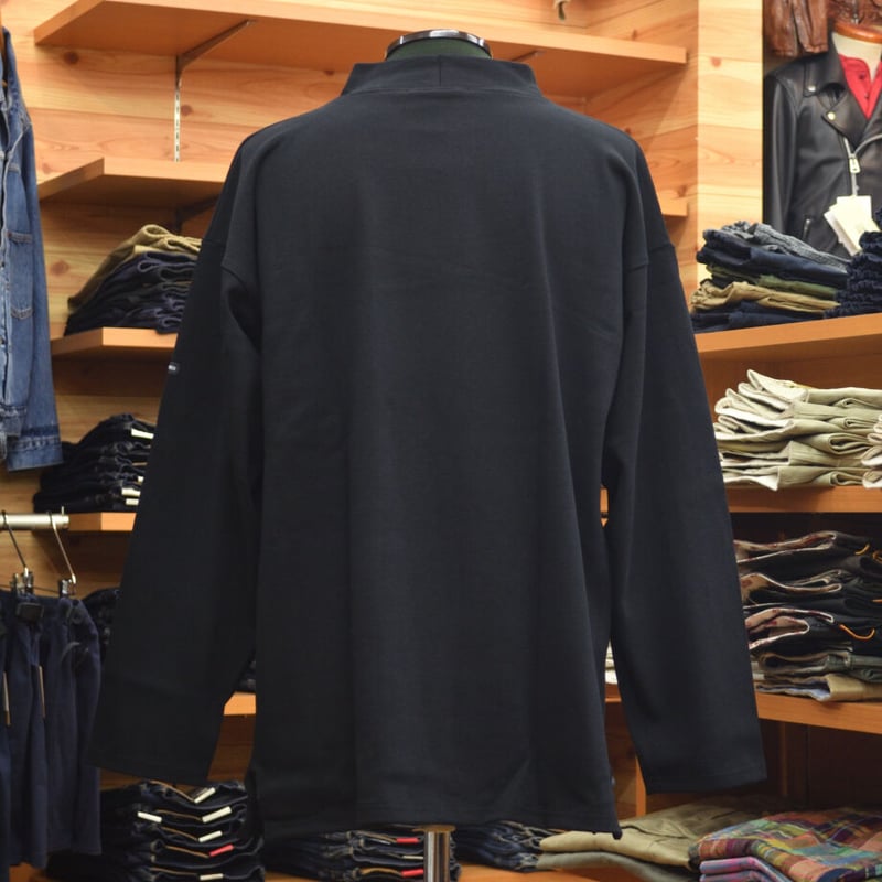 SAINT JAMES (セントジェームス) モックネックウエッソン NOIR (黒