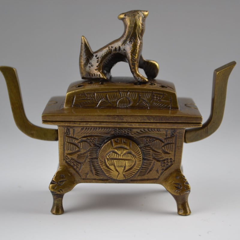 宣徳色 三具足 3.5寸 1組限り | 仏壇の陽明堂