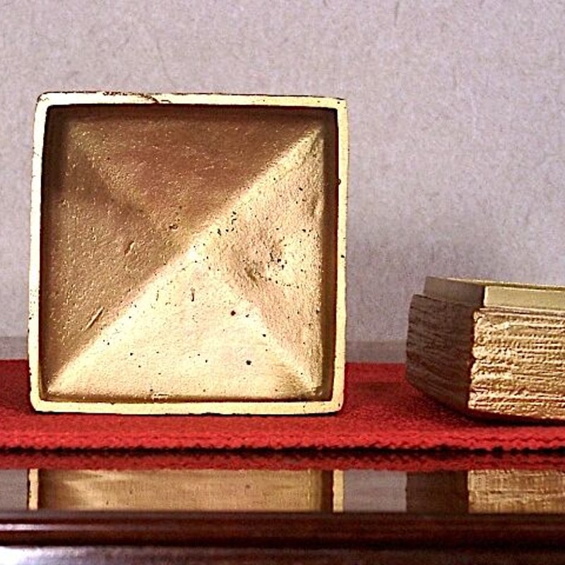 鋳金工 蓮田修吾郎 作 黄銅盒子 無傷 共箱 時代。 | STORESショップARIKA