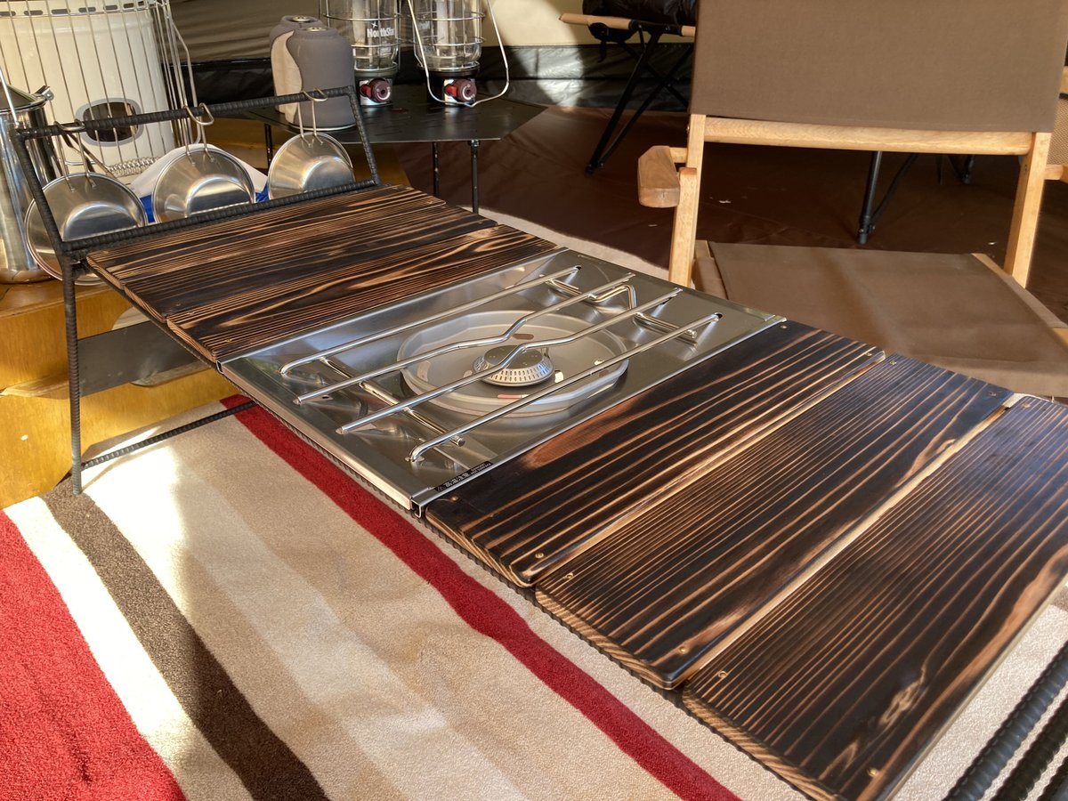 S*6様 アイアンテーブル フラットバーナー付 アイアン工房