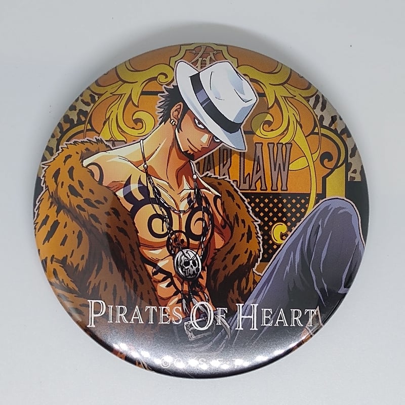 ワンピース ONE PIECE 極楽湯 トラファルガー・ロー 缶バッチ ONE