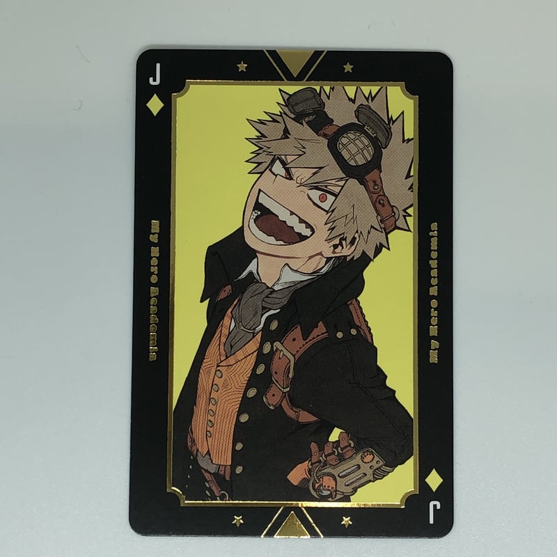 僕のヒーローアカデミア 爆豪勝己 GIGA bigトランプ ♡10 僕のヒーロー