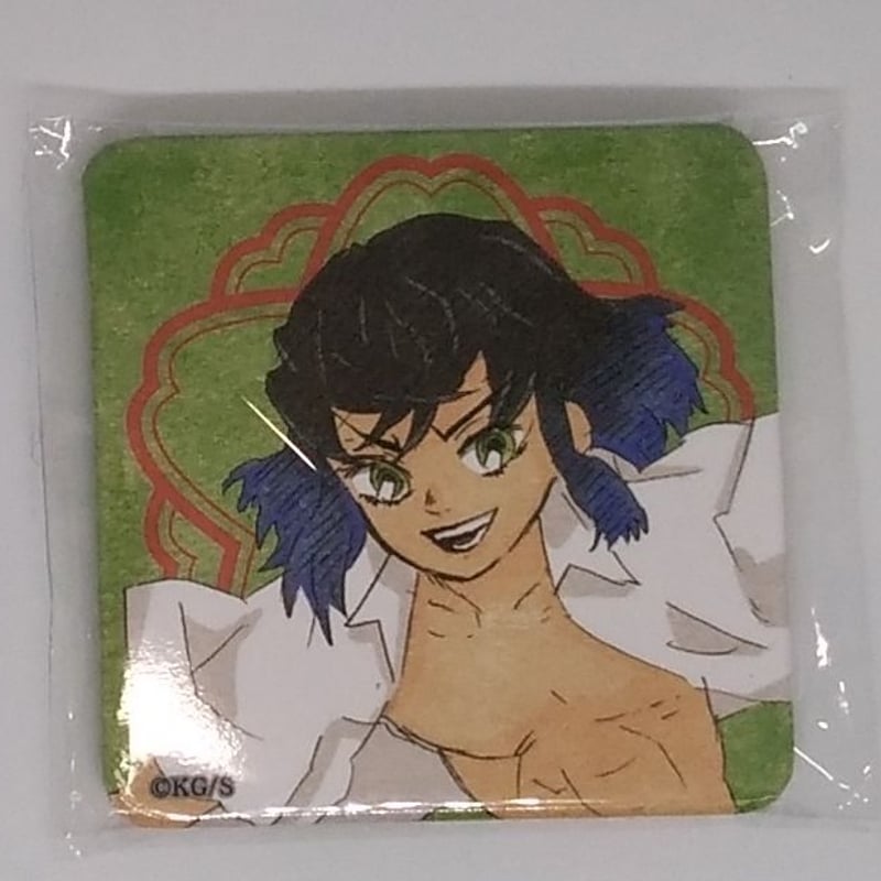 鬼滅の刃 嘴平伊之助スクエア缶バッジコレクション アナザーカラーVer