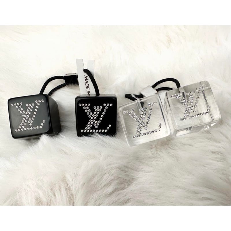 ルイヴィトン Louis Vuitton アクセサリー ヘアキューブ クリア×黒