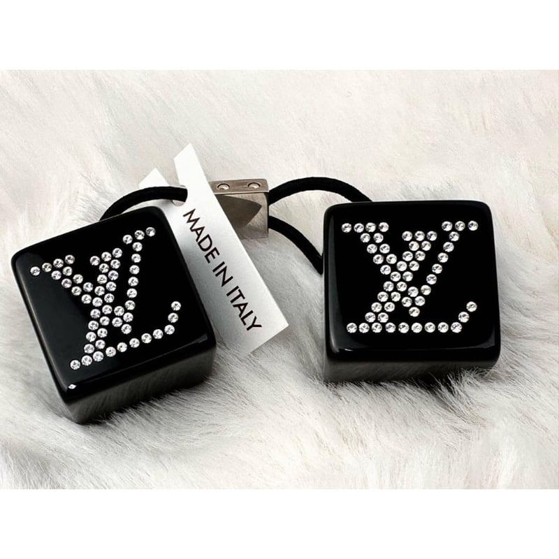 ルイヴィトン Louis Vuitton アクセサリー ヘアキューブ クリア×黒