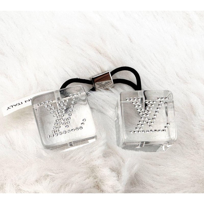 Louis Vuitton ルイヴィトン アクセサリー ヘアキューブ クリア×黒