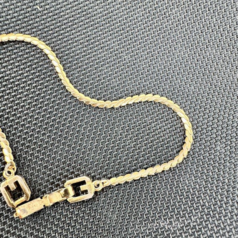 GIVENCHY ジバンシィ 喜平 チェーンゴールドカラー ブレスレット Gロゴ