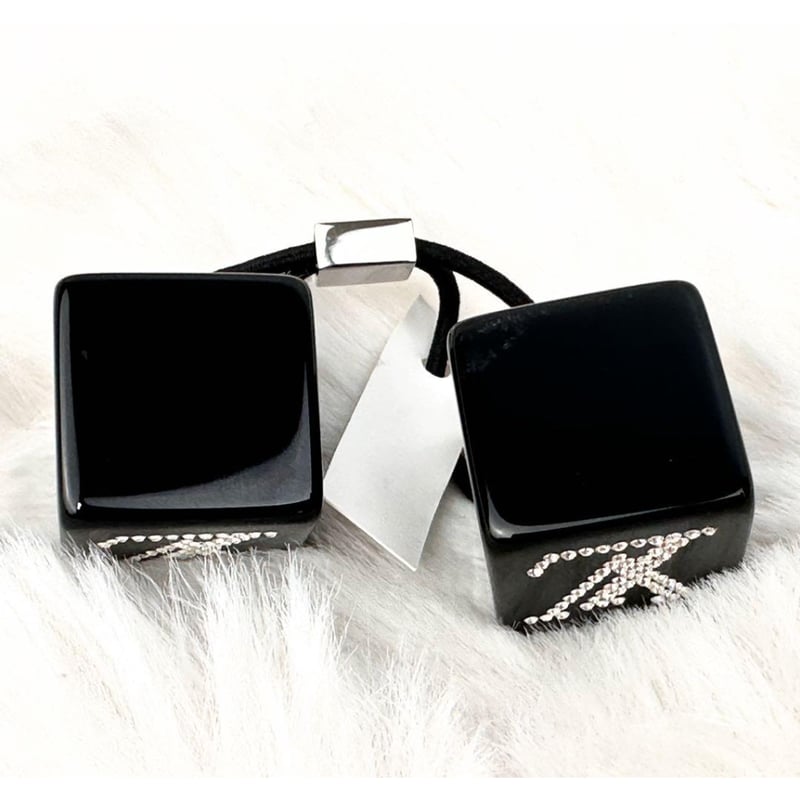 Louis Vuitton ルイヴィトン アクセサリー ヘアキューブ クリア×黒