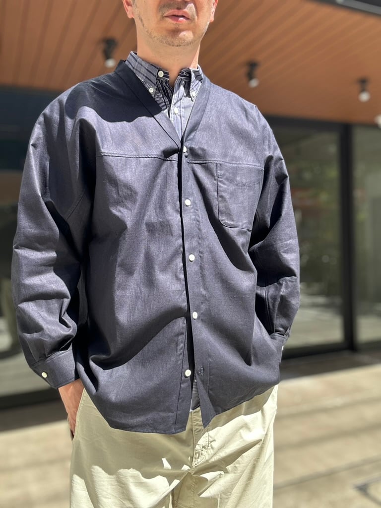 SUNNY ELEMENT / MUSEUM SHIRT (INDIGO) | weaver