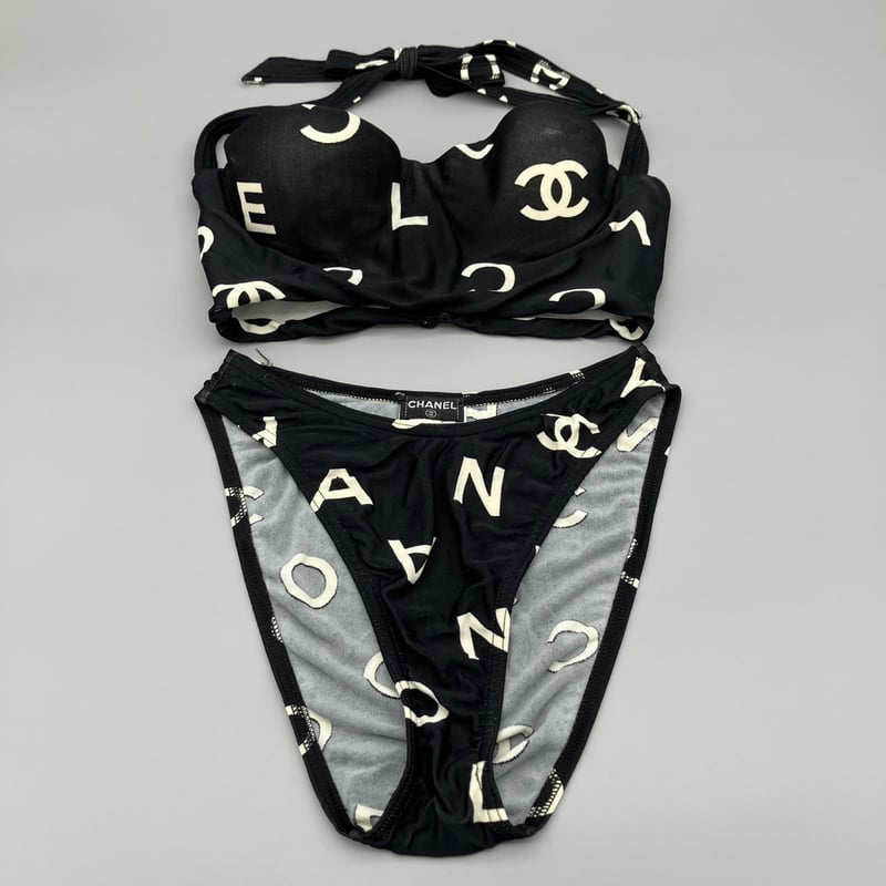 CHANEL (シャネル) ヴィンテージ ロゴ ココマーク ビキニ 水着 スイム