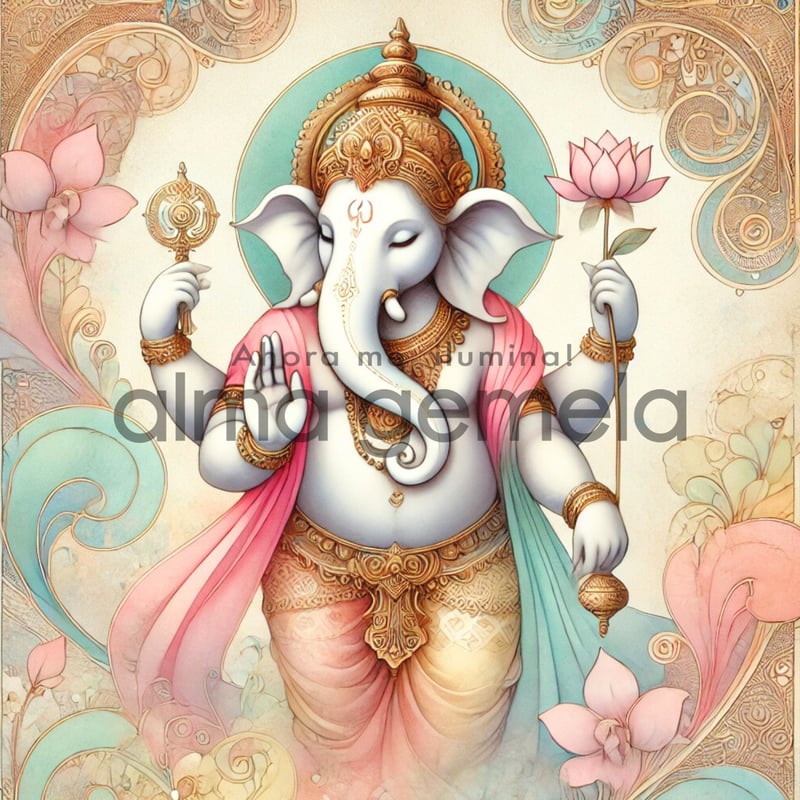 ガネーシャ Ganesha 6 ┃ AI ヒンドゥー スピリチュアルアート