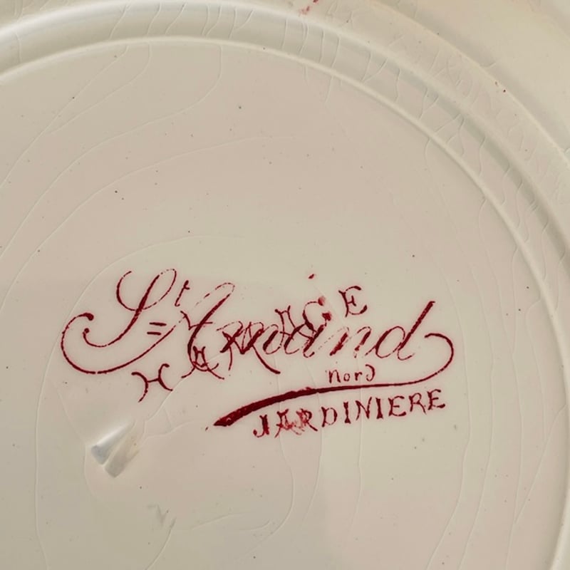 サンタマン st amand ジャルディニエール JARDINIERE 平皿 A