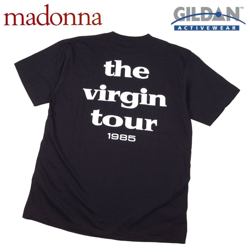 MADONNA マドンナ Tシャツ GILDAN製 ブラック Lサイズ バンドT the vi