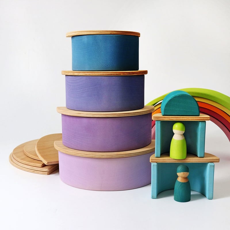 GRIMM'S / グリムス社 半円盤・ナチュラル | Toy-Toy ONLINESHOP