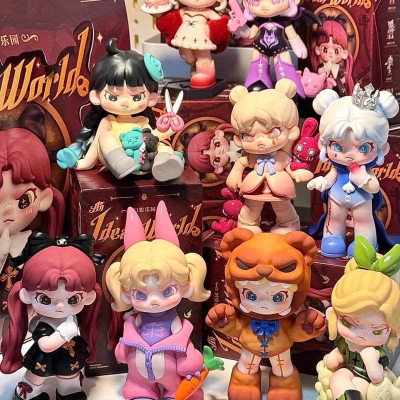 指人形 第二弾 女の子 可愛い ソフビ フィギュア コレクション