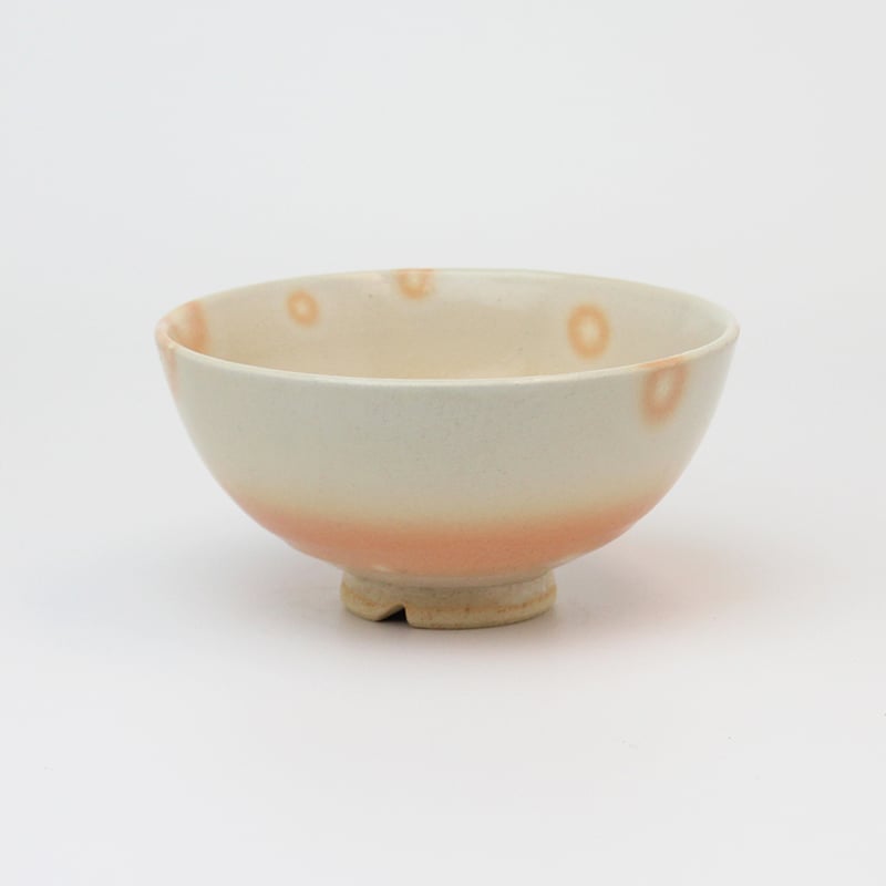 御本手飯茶碗 3.8寸（白箱）｜萩焼窯元 萩陶苑 椿秀窯 ギフト