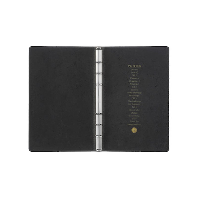 PLOTTER 5001 6穴リングレザーバインダー プエブロ バイブルサイズ