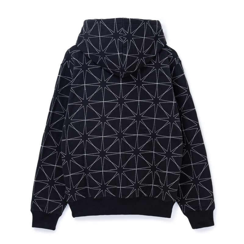 BoTT / SPARKLE STITCH ZIP HOODIE / BLACK | Soph