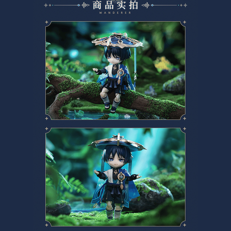 原神 miHoYo PICCODOコラボ 放浪者 1/12スケール着せ替えアクション