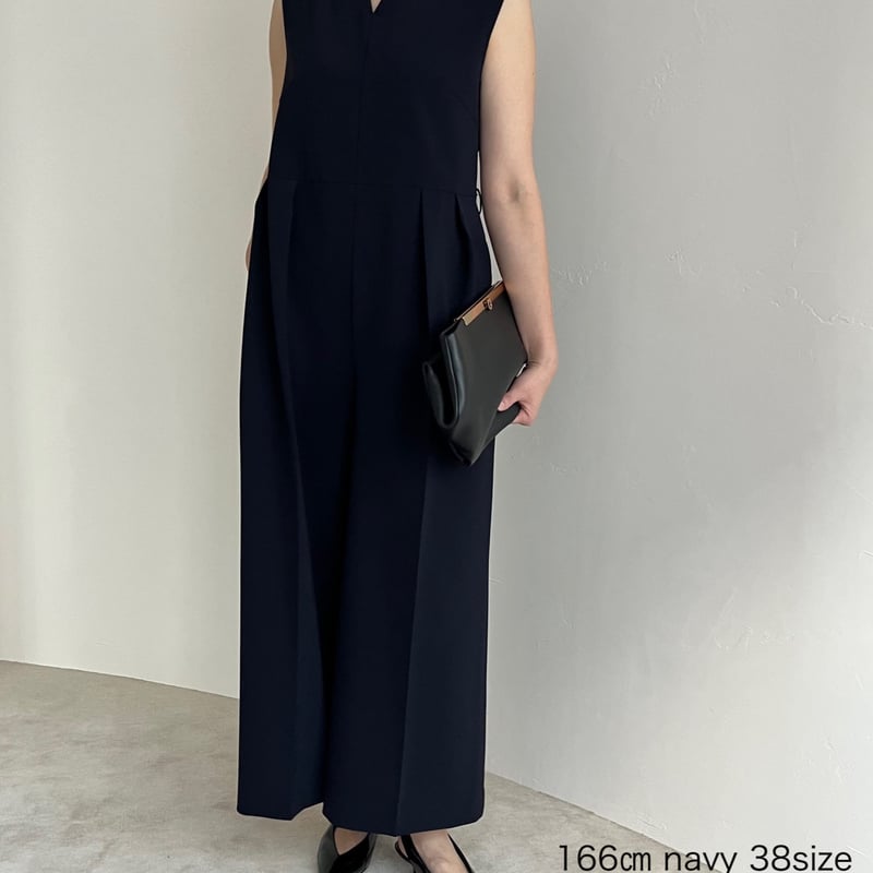 heve へイヴ ハートネックオールインワン ブラック 36 Heve ハート