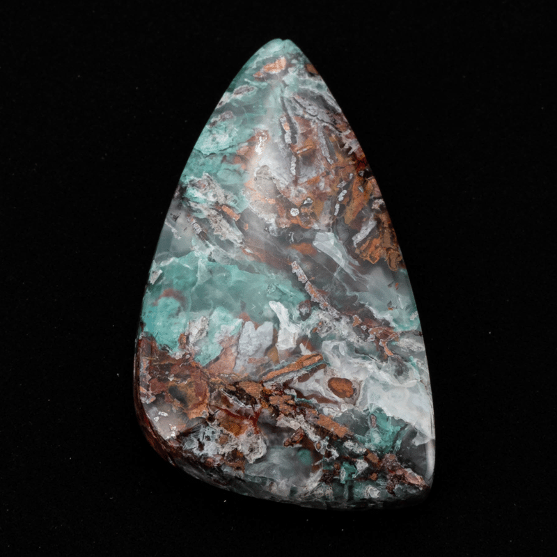 鮮やかインクルージョン】コッパークリソコラインカルセドニー 28.7ct