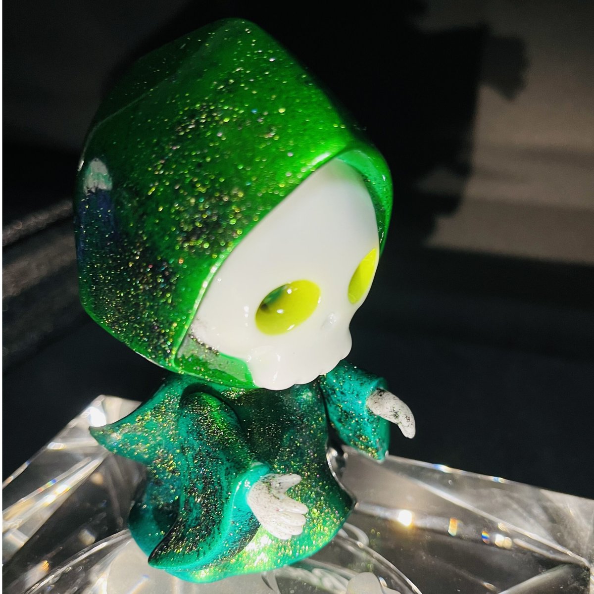 ドクロちゃん スペシャル緑黄金 骸骨 髑髏 スカル ガイコツ 死神 幽霊