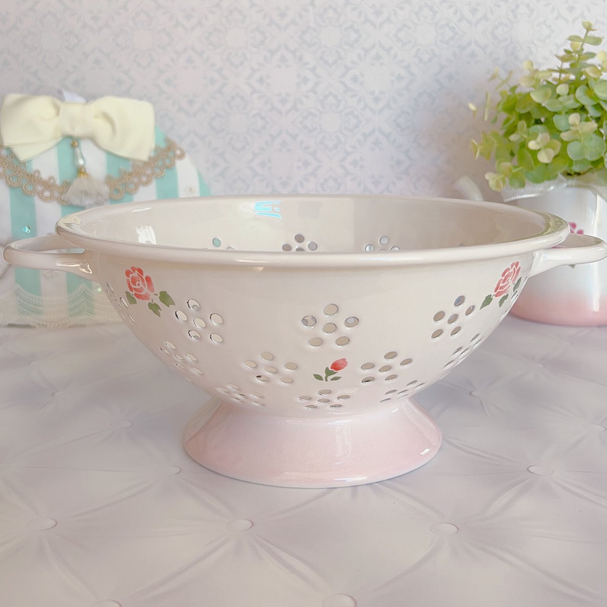 マニーローズ ホーローコランダー | ROSE COLOR