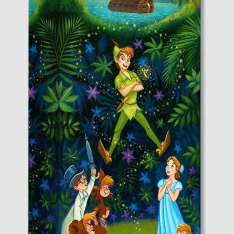 ディズニー公式ファインアート ピーター・パン 