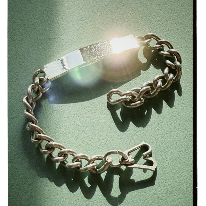 英国製 1976年 ヴィンテージ】IDブレスレット ホールマーク