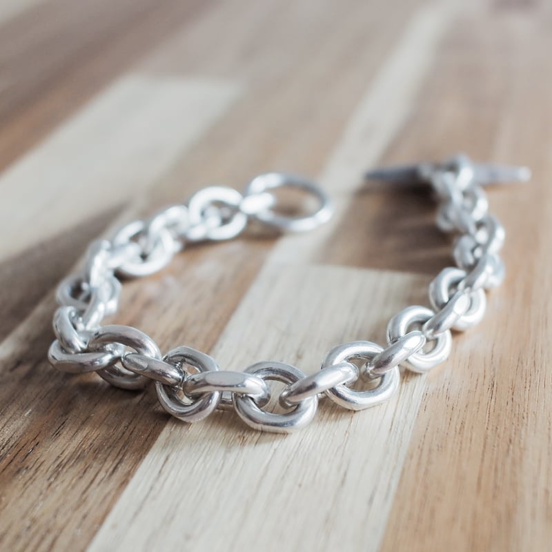 デンマーク製 JEMAX 1980年代 ヴィンテージ】シルバーアンカーチェーン