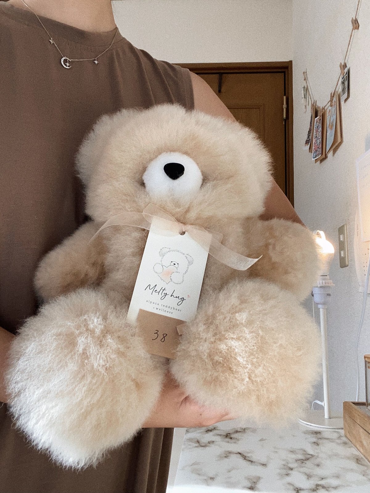 038 ］ アルパカテディベア / ミルクティー / 送料無料 | Melty hug