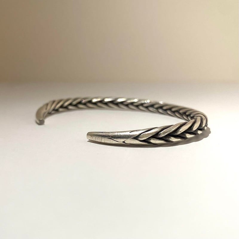 KARENSILVER カレンシルバー 編み込み バングル ブレスレット