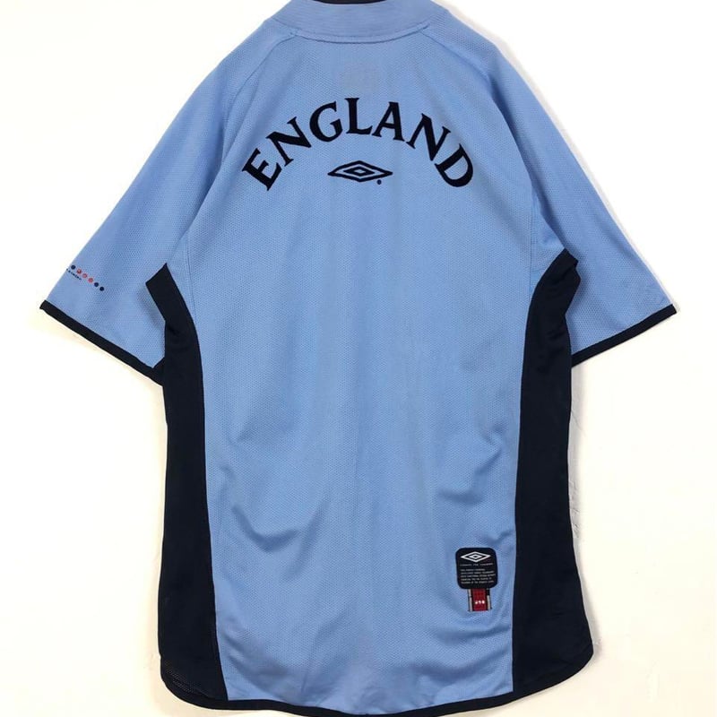 アンブロ イングランド ゲームシャツ ユニフォーム サッカー 刺繍 ロゴ