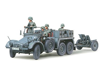 Tamiya 1/35 N0.259 Kruppu Prozze anti-tank gun traction type 35259