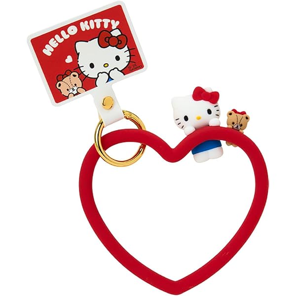 ハローキティ 根付けストラップ＆ファスナーマスコット 桃 3種 白桃 桃
