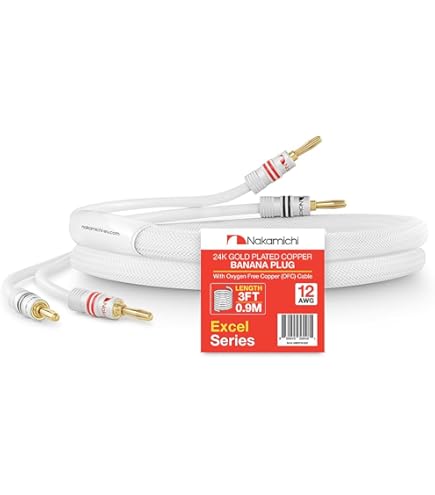 Amazon | MOGAMI 3104 バイワイヤリング対応 2本ペア ロジウムバナナ
