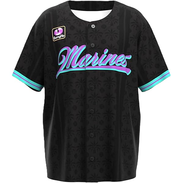 Amazon.co.jp: 千葉ロッテ マリーンズ ユニフォーム 2024 ブラック