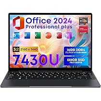 Amazon.co.jp: CHUWI ノートパソコン Office 2024 搭載 パソコン 2160