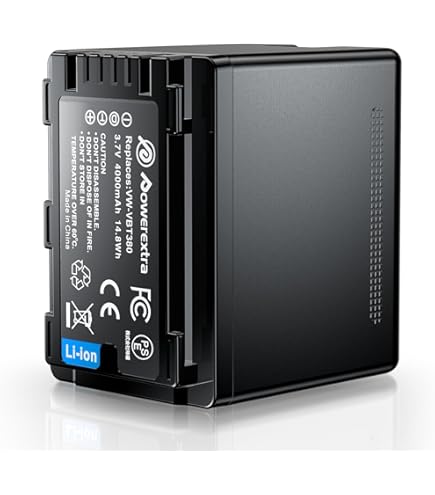 Amazon | str VW-VBT380-K 互換バッテリー &デュアル充電器 VW-BC10-K