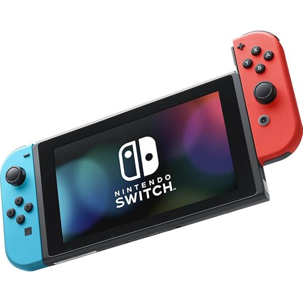 Amazon.com: Nintendo Switch with Neon Blue and Neon Red Joy‑Con V2
