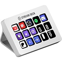 Elgato Stream Deck MK.2 White – Studio Controller, 15 macro keys