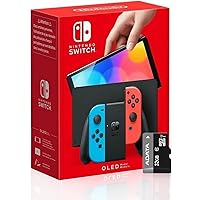 Amazon.com: Nintendo Switch – OLED Model w/Neon Red & Neon Blue